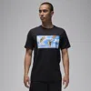 Jordan Men's  Flight Essentials T-shirt In Black/multi