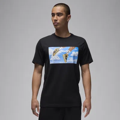 Jordan Men's  Flight Essentials T-shirt In Black/multi
