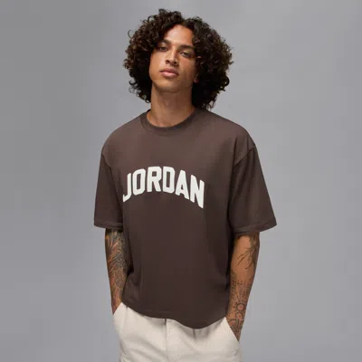 Jordan Men's  Flight Essentials T-shirt In Brown