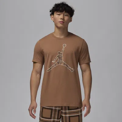 Jordan Men's  Flight Essentials T-shirt In Brown