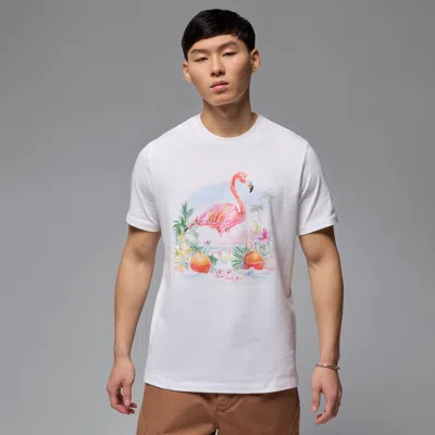 Jordan Men's  Flight Essentials T-shirt In White/black