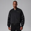 Jordan Men's  Flight Essentials Varsity Jacket In Black