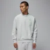 Jordan Men's  Flight Fleece "lny" Pullover Crew-neck Sweater In Grey