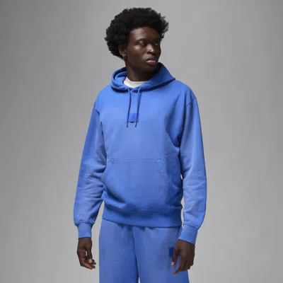 Jordan Men's  Flight Fleece Pullover Hoodie In Blue