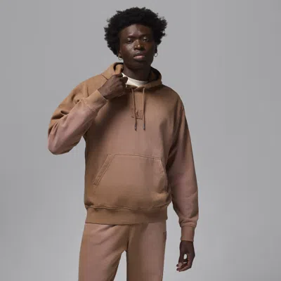 Jordan Men's  Flight Fleece Pullover Hoodie In Brown