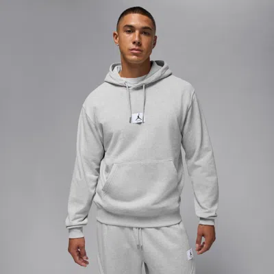 Jordan Flight Fleece Hoodie In Gray