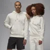 Jordan Men's  Flight Fleece Pullover Hoodie In White
