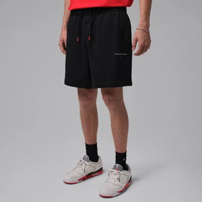 Jordan Flight Fleece Shorts In Black