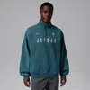 Jordan Men's  Flight Graphic Fleece 1/4-zip In Blue