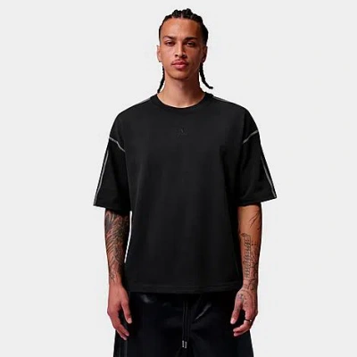 Jordan Flight Contrast-stitch T-shirt In Black