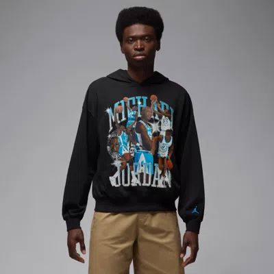 Jordan Men's  Flight Oversized Pullover Hoodie In Black