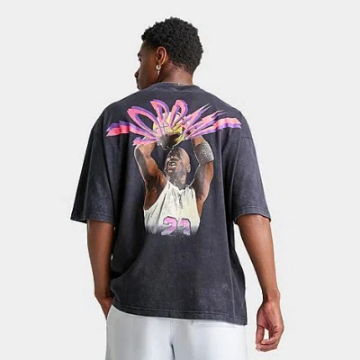 Jordan Men's Flight Retro Illustration Graphic T-shirt In Gray