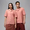 Jordan Men's  Flight Short-sleeve Knit Top In Pink
