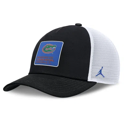 Jordan Men's Florida On-field Rise Engineered  Brand College Trucker Adjustable Hat In Black