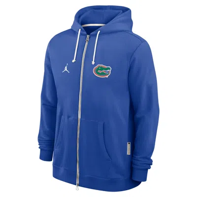 Jordan Men's Florida Sideline  Brand Dri-fit College Full-zip Hoodie In Blue