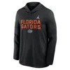 Jordan Men's Florida Sideline  Brand Dri-fit College Long-sleeve Hooded Top In Black