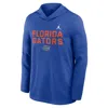 Jordan Men's Florida Sideline  Brand Dri-fit College Long-sleeve Hooded Top In Blue