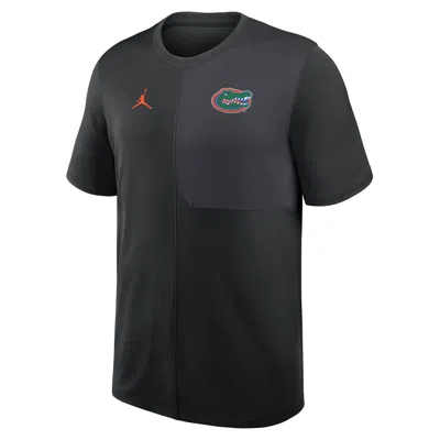 Jordan Men's Florida Sideline Coach  Brand Dri-fit College Top In Black