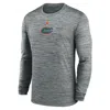 Jordan Men's Florida Sideline Velocity  Brand Dri-fit College Long-sleeve T-shirt In Gray