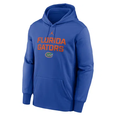 Jordan Men's Florida Team Stacked Menâs Nike Therma College Pullover Hoodie In Blue