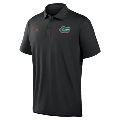Jordan Men's Florida Tour  Brand Dri-fit College Polo In Black