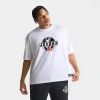 Jordan Men's Globe Graphic Oversized T-shirt In White