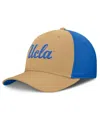 Jordan Men's Gold/blue Ucla Bruins 2025 Sideline Rise Local Performance Flex Hat In Brown