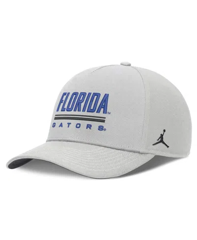 Jordan Men's Gray Florida Gators 2026 Sideline Dri-fit Rise Adjustable Hat