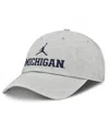 Jordan Men's Michigan Off-field Club Gameday  Brand College Adjustable Hat In Gray