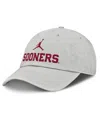 Jordan Men's Gray Oklahoma Sooners 2025 On-field Gameday Club Adjustable Hat In Gray