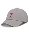 Jordan Men's Gray Oklahoma Sooners Primetime Club Adjustable Hat In Gray