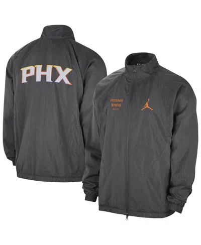 Jordan Men's Gray Phoenix Suns Courtside Statement Edition Jumpman Jam Full-zip Jacket In Multi