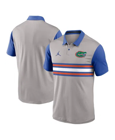 Jordan Men's Florida Vapor  Brand Dri-fit College Polo In Gray