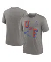 Jordan Men's Heather Gray Florida Gators Blitz Roll Call Tri-blend T-shirt In Gray