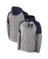 Jordan Men's Heather Gray Michigan Wolverines Fitness Raglan Performance Full-zip Hoodie In Heather Gray
