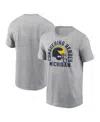 Jordan Men's Heather Gray Michigan Wolverines Local Song T-shirt In Gray