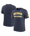 Jordan Michigan Campus Collegiate Block Nike Men's College T-shirt In Blue