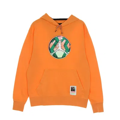 Jordan Men's Hoodie Sport Dna Washed Pullover Hoodie Atomic Orange