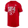 Jordan Men's Red Houston Cougars 2025 Ncaa Men's Basketball Tournament March Madness Final Four Locker Room In Red