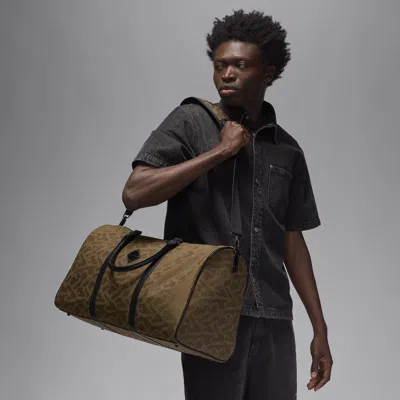 Jordan Men's  Icon Duffle Bag (40l) In Brown