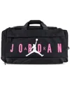 Jordan Velocity Duffel Medium In Black,pinksicle