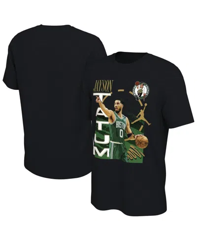 Jordan Men's Jayson Tatum Black Boston Celtics Player T-shirt