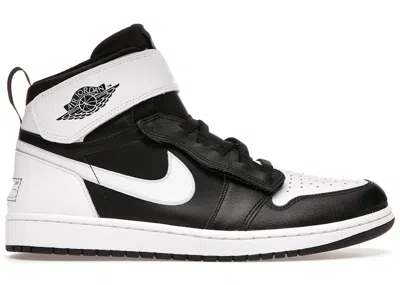 Pre-owned Jordan Men's  1 High Flyease Panda Sneakers In Black/white