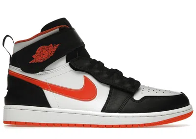 Pre-owned Jordan Men's  1 High Flyease Sneakers In Black/turf Orange/white In Multi