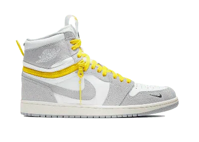 Pre-owned Jordan Men's  1 High Switch Sneakers In Light Smoke/white