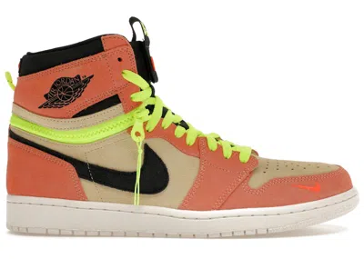 Pre-owned Jordan Men's  1 High Switch Sneakers In Lightin Peach/light Peach/black In Multi