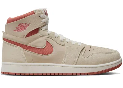 Pre-owned Jordan Men's  1 High Zoom Air Cmft 2 Terra Sneakers In Sail/burnt Sunrise In Multi