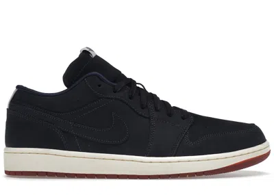 Pre-owned Jordan Men's  1 Low Eastside Golf Out Of The Mud Sneakers In Midnight Navy Blue/burnt Sunrise