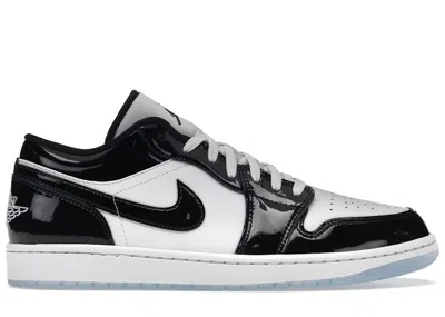 Pre-owned Jordan Men's  1 Low Se Concord Sneakers In White/black In Multi