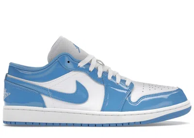 Pre-owned Jordan Men's  1 Low Se Sneakers In White/legend Blue